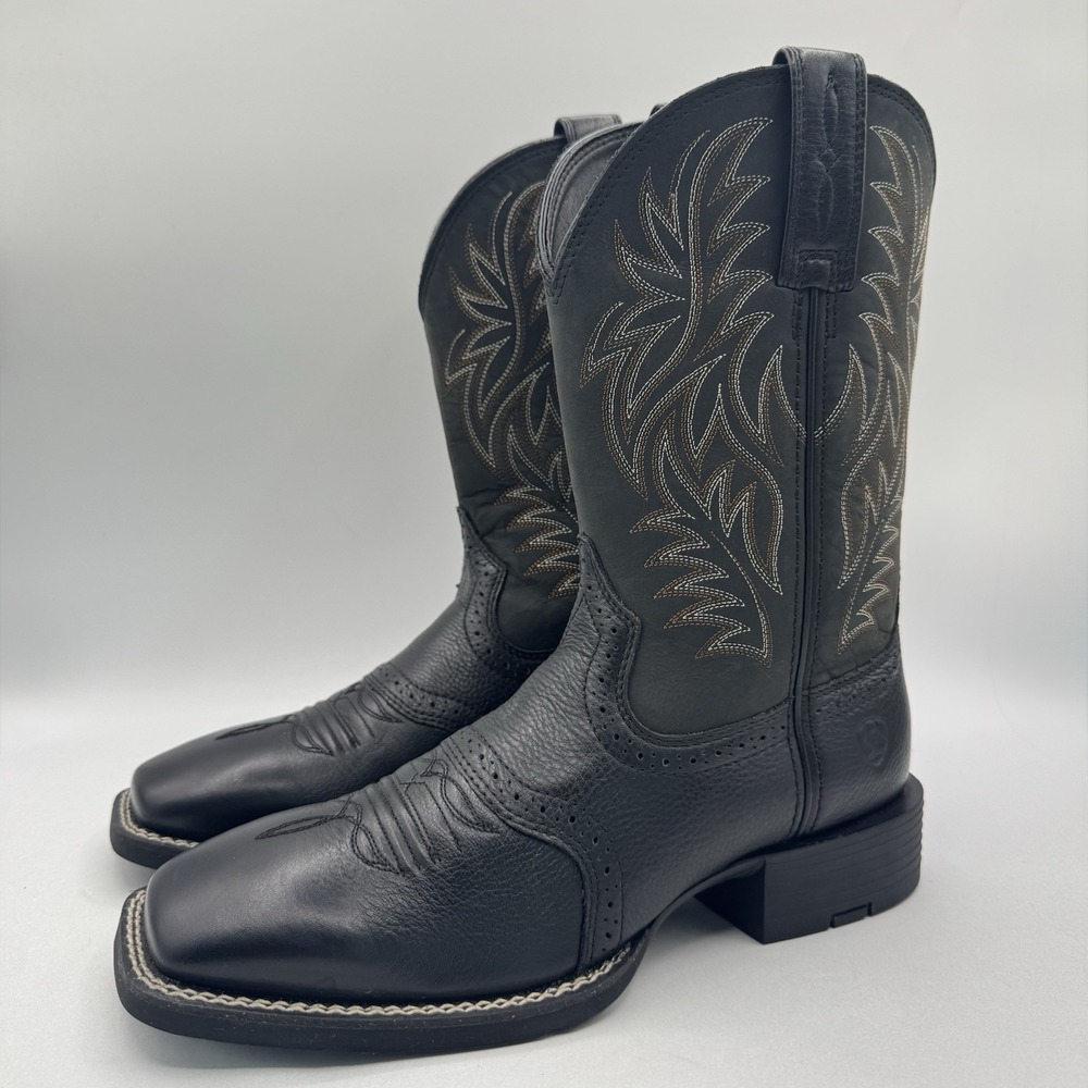 Ariat Sport Performance Western Boots Men's Size 7.5 D Black Leather
